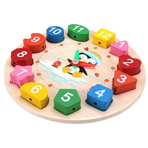 BESPORTBLE Pädagogische Lernuhr aus Holz für Bunten Zahlen und Formen Pädagogisches Sortierspiel für Kleinkinder Robustes Puzzle Uhrzeit Lernen und Farb Sowie Zahlenverständnis Fördern BESPORTBLE Pädagogische Lernuhr aus Holz für Bunten Zahlen und Formen Pädagogisches Sortierspiel für Kleinkinder Robustes Puzzle Uhrzeit Lernen und Farb Sowie Zahlenverständnis Fördern von BESPORTBLE