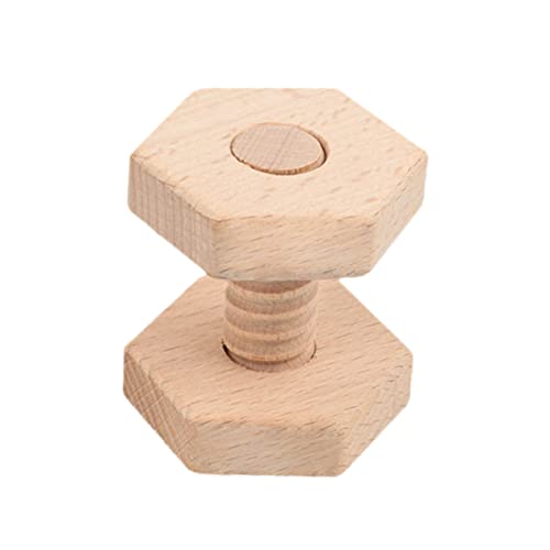BESPORTBLE Pädagogisches Holzspielzeug Für Muttern Kombinationsspielzeug Geometrische Formen Zum Anziehen Und Motorikspielzeug Für Kleinkinder Lernspielzeug BESPORTBLE Pädagogisches Holzspielzeug Für Muttern Kombinationsspielzeug Geometrische Formen Zum Anziehen Und Motorikspielzeug Für Kleinkinder Lernspielzeug von BESPORTBLE