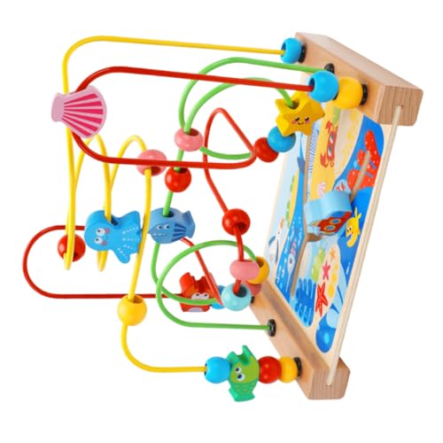 BESPORTBLE Pädagogisches Perlenlabyrinth Holzspielzeug Bunte Motorik Roller zur Farb und Formerkennung für Kleinkinder Ab Jahr Eltern Junge Mädchen Interaktives Lernspielzeug BESPORTBLE Pädagogisches Perlenlabyrinth Holzspielzeug Bunte Motorik Roller zur Farb und Formerkennung für Kleinkinder Ab Jahr Eltern Junge Mädchen Interaktives Lernspielzeug von BESPORTBLE