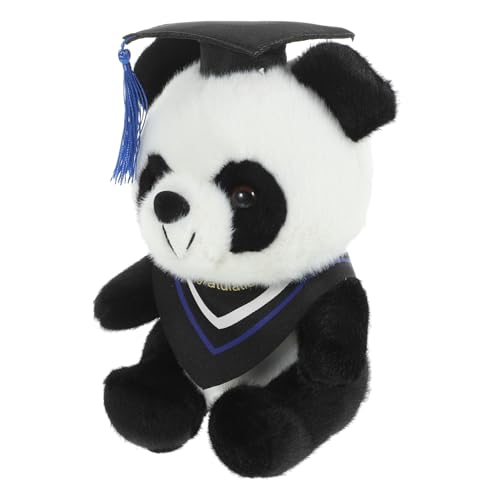 BESPORTBLE Panda Plüschfigur mit Doktorhut Niedliches Kuscheltier für Abschlussfeier Hochwertiges für Schul und Universitätsabschlüsse Dekoration für Graduation Party Blaues Dreieckstuch BESPORTBLE Panda Plüschfigur mit Doktorhut Niedliches Kuscheltier für Abschlussfeier Hochwertiges für Schul und Universitätsabschlüsse Dekoration für Graduation Party Blaues Dreieckstuch von BESPORTBLE