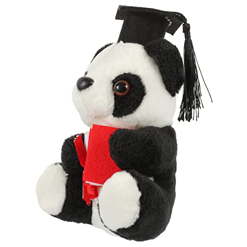BESPORTBLE Panda Plüschfigur mit Doktormütze Großer Kuscheltier Panda zur Abschlussfeier für Dekoration für Zuhause und Langlebig von BESPORTBLE