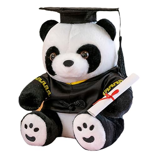 BESPORTBLE Panda Plüschtier Kawaii Doktormütze Kuscheltier Für Weiches Stofftier Aus Sicherer Für Schlafzimmer Und Wohnzimmer Langlebig Und Hautfreundlich von BESPORTBLE