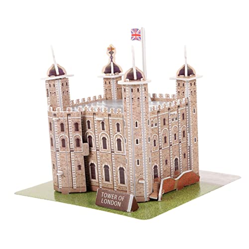 BESPORTBLE Papierpuzzle London Tower Teiliges Architekturmodell zum Basteln für Erwachsene Fördert Vorstellungskraft Hand Auge Koordination Edukatives Langlebiges Display von BESPORTBLE