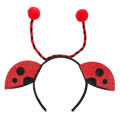 BESPORTBLE Party Haarreif Marienkäfer Damen Lustiger Cartoon Kopfschmuck für Kostüme Feste und Feiern Vielseitiger Haarschmuck für Kopfgrößen für Partys und Besondere Anlässe von BESPORTBLE