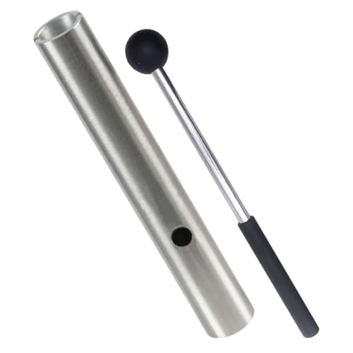 BESPORTBLE Percussion Instrument Set mit Guiro Klangrohr aus Verschleißfestem Schlägel mit Gummigriff Fördert Feinmotorik und Koordination für Innen und Außenbereich von BESPORTBLE