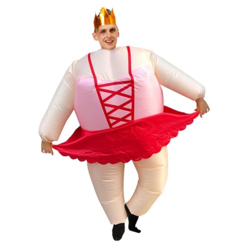 BESPORTBLE Performance Garment Das Kostüm Erwachsenenkostüme Frau Cosplay Kostüm Verkleidung Lustige Frauen Tanzen Gender Reveal Outfits Rollenspiel Kleidung Bühnenkostüm Rot von BESPORTBLE