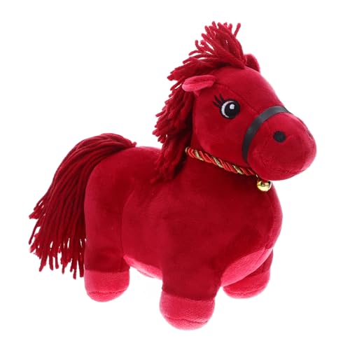 BESPORTBLE Pferdeplüschspielzeug Tiere Maskottchen Lebensartiges Pferdskissen Pferdefigur Desktop-Puppenverzierung Kuscheltier Pferd Neujahrspferde PP Baumwolle rot BESPORTBLE Pferdeplüschspielzeug Tiere Maskottchen Lebensartiges Pferdskissen Pferdefigur Desktop-Puppenverzierung Kuscheltier Pferd Neujahrspferde PP Baumwolle rot von BESPORTBLE