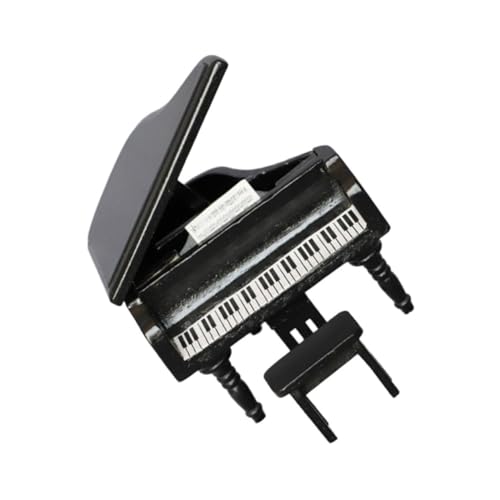 BESPORTBLE Piano Modell Für Puppenhaus Schwarzes Klavier Für Möbeldesign Puppenhaus Zubehör DIY Dekoration Für Mini Häuser Und Sammlerstücke von BESPORTBLE