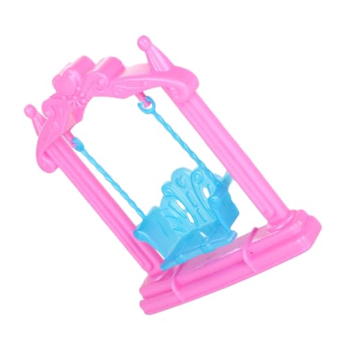BESPORTBLE Pinkes Swing Chair Modell für Puppen für Kreative Fantasie und Spielvergnügen für Puppenhäuser von BESPORTBLE