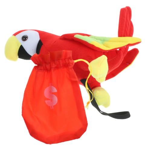 BESPORTBLE Piratenkostüm Zubehör mit Plüsch Papagei zum Aufhängen Leichte Realistische Piratenparty Dekoration Weiches Kuscheltier mit Rotschimmerndem Geldbeutel Detailreich und Sicher BESPORTBLE Piratenkostüm Zubehör mit Plüsch Papagei zum Aufhängen Leichte Realistische Piratenparty Dekoration Weiches Kuscheltier mit Rotschimmerndem Geldbeutel Detailreich und Sicher von BESPORTBLE