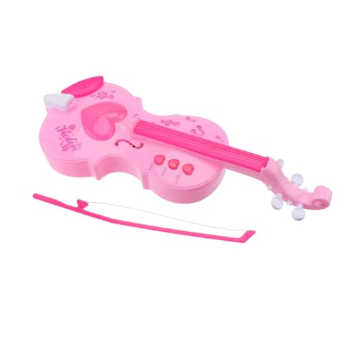 BESPORTBLE Plastik Mini Violine Musikalische Früherziehung Lernspielzeug Bunte Farben Fingerfertigkeit Hand-Auge-koordination Zufällige Farbe von BESPORTBLE
