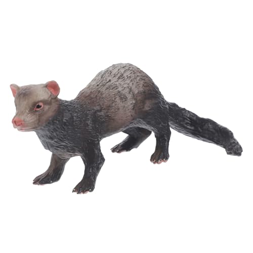 BESPORTBLE Plastik Wildtier Modell Frettchen Simulation Figur Lernspielzeug Kognitive Entwicklung Deko von BESPORTBLE