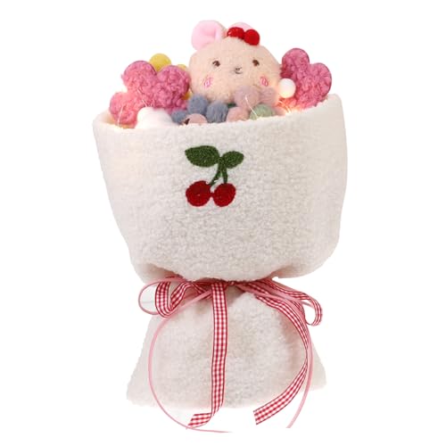 BESPORTBLE Plüsch Blumenstrauß Mit Kaninchen Valentinstags Und Geburtstagsgeschenk Für Süßes Spielzeugbouquet Für Frauen von BESPORTBLE