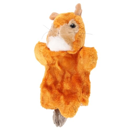 BESPORTBLE Plüsch Eichhörnchen Handpuppe Kuscheltier für Weiche Tier Handpuppe zum Geschichtenerzählen Frühe für Mädchen und Jungen BESPORTBLE Plüsch Eichhörnchen Handpuppe Kuscheltier für Weiche Tier Handpuppe zum Geschichtenerzählen Frühe für Mädchen und Jungen von BESPORTBLE