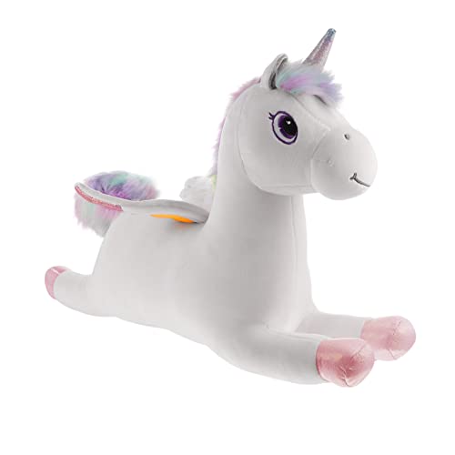 BESPORTBLE Plüsch Einhorn Kissenpuppe Weiches Dekorationsspielzeug Für Zuhause Und Büro Niedliches Kuscheltier Für Erwachsene von BESPORTBLE