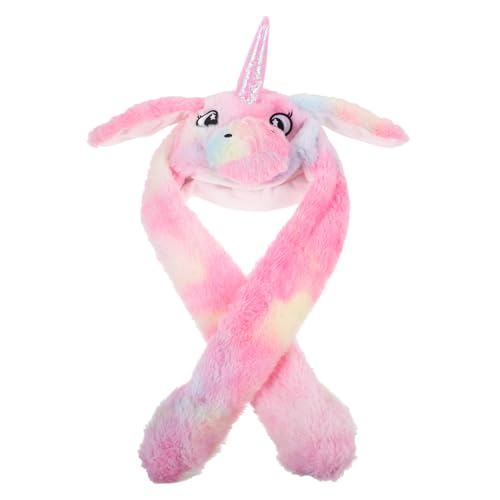 BESPORTBLE Plüsch Einhorn Mütze mit Beweglichen Ohren Weiches Hautfreundliches Material Leicht und Bequem für Party Kostüm und für Familie und Freunde BESPORTBLE Plüsch Einhorn Mütze mit Beweglichen Ohren Weiches Hautfreundliches Material Leicht und Bequem für Party Kostüm und für Familie und Freunde von BESPORTBLE