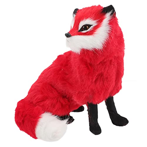 BESPORTBLE Plüsch Figur Handgefertigtes Deko Tiermodell Lang Und Entzückendes Plüschtier Für Gartendekoration Niedliches Wohnaccessoire von BESPORTBLE