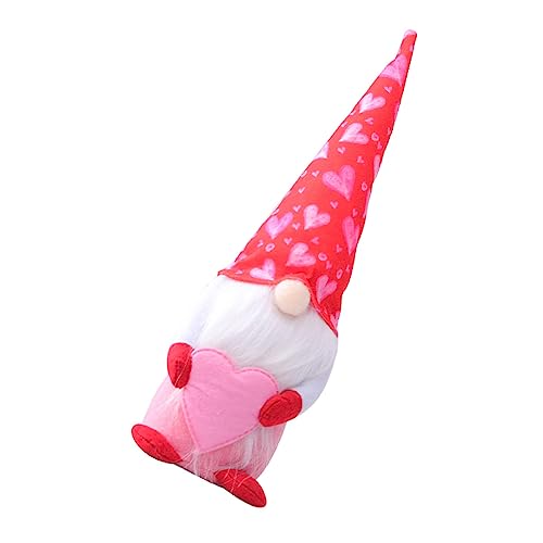 BESPORTBLE Plüsch GNOME Puppe mit Herzmuster Romantisches Valentinstagsgeschenk für Partner und Freunde Hochwertige Kuschelpuppe aus Acrylfaser Dekoration von Zuhause und Feiern BESPORTBLE Plüsch GNOME Puppe mit Herzmuster Romantisches Valentinstagsgeschenk für Partner und Freunde Hochwertige Kuschelpuppe aus Acrylfaser Dekoration von Zuhause und Feiern von BESPORTBLE
