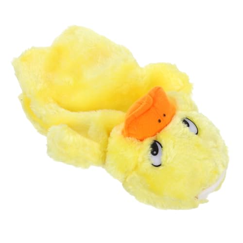 BESPORTBLE Plüsch Handpuppe Gelbe Ente Handspielpuppe für Rollenspiele Interaktives Storytelling Zubehör für Mädchen Kindergarten Eltern Junge Mädchen Interaktion von BESPORTBLE