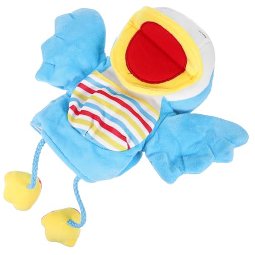 BESPORTBLE Plüsch Handpuppe Große Ente mit Beweglichem Mund Interaktives Kuscheltier für Langlebiges Baumwollmaterial für Geschichten und Rollenspiele von BESPORTBLE