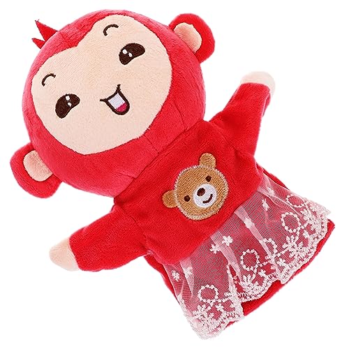 BESPORTBLE Plüsch Handpuppe Interaktive Tierfingerpuppe Für Weiches Stoffspielzeug Für Eltern Junge Mädchen Und Kreative Cartoon Affenspielzeug Für Jahre von BESPORTBLE