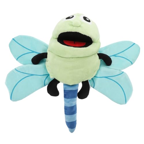 BESPORTBLE Plüsch Handpuppe Libelle für Interaktives Kuscheltier Cartoon Insektenfigur für Rollenspiele Erzählspielzeug Kommunikation und Fantasie von BESPORTBLE