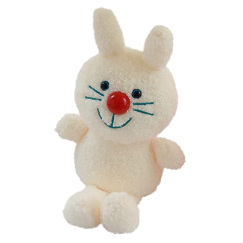 BESPORTBLE Plüsch Hase Kuscheltier Weiches Kaninchen aus Hochwertigem PP Baumwollstoff Dekoratives Plüschtier für Kinderzimmer und zu Geburtstag und Festen von BESPORTBLE