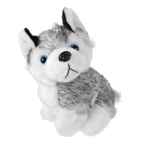 BESPORTBLE Plüsch Husky Hund Welpe Gefülltes Tier Süßes Stofftier Für Dekoration Realistisches Design von BESPORTBLE