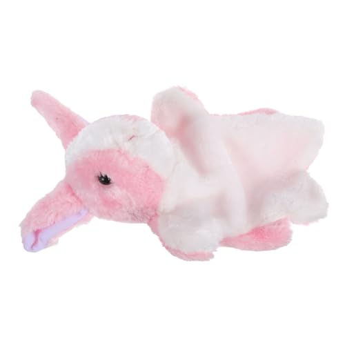BESPORTBLE Plüsch Kinderhandpuppe Hase Weiches Kuscheltier mit Niedlichem Tierdesign Interaktives Lernspielzeug für Junge Mädchen und Kleinkinder für Geschichtenerzählen und Kreative von BESPORTBLE