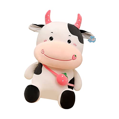BESPORTBLE Plüsch Kuh Stofftier Süße Puppe als Neujahrs Maskottchen für Kuscheliges Kissen für Freunde und Familie von BESPORTBLE
