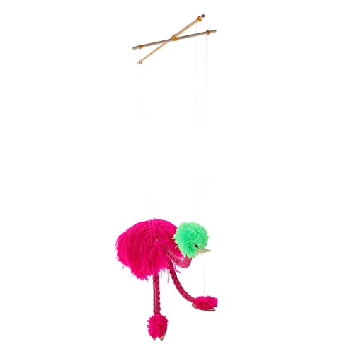 BESPORTBLE Plüsch Marionetten Strauß Puppentheater Fingerfertigkeit Kreativität Rosa Kuscheltier Tierspielzeug für Eltern Junge Mädchen Spiel von BESPORTBLE