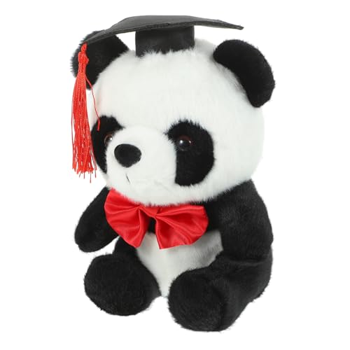 BESPORTBLE Plüsch Panda Kuscheltier Süßes zur Graduierung Großes Stofftier mit Schickem Roten Fliegenband für Absolventen Dekoration für Abschiedsfeiern BESPORTBLE Plüsch Panda Kuscheltier Süßes zur Graduierung Großes Stofftier mit Schickem Roten Fliegenband für Absolventen Dekoration für Abschiedsfeiern von BESPORTBLE