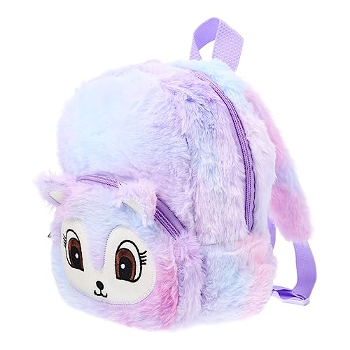 BESPORTBLE Plüsch Rucksack Leichter Kindergartenrucksack Weicher Schulranzen für Jungen und Mädchen Modisch Bequem Waschbar Reisetasche für Kleine BESPORTBLE Plüsch Rucksack Leichter Kindergartenrucksack Weicher Schulranzen für Jungen und Mädchen Modisch Bequem Waschbar Reisetasche für Kleine von BESPORTBLE