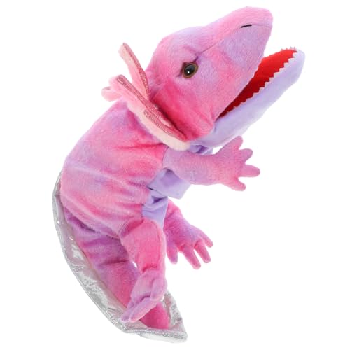 BESPORTBLE Plüsch Salamander Handpuppe Handspielpuppe für Rollenspiele und Geschichtenerzählen Weiches Stofftier Lernspielzeug für Kreative Kinderhände von BESPORTBLE