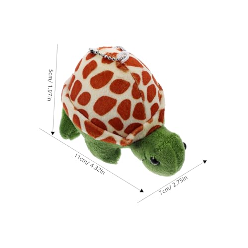 BESPORTBLE Plüsch Schildkröten Anhänger Kuscheltier Hängedeko Leichtes Stofftier Schlüsselanhänger Rucksack Zubehör für Mädchen von BESPORTBLE