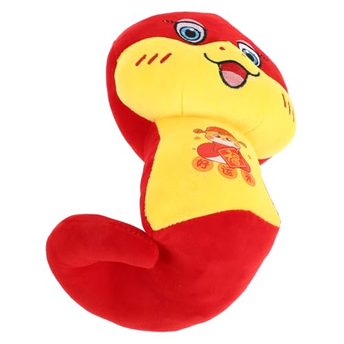BESPORTBLE Plüsch Schlange Jahr der Schlange Maskottchen Kuscheltier aus Rotes Lunar Neujahrs Stofftier Symbolisches für Geburtstag und Festtage von BESPORTBLE