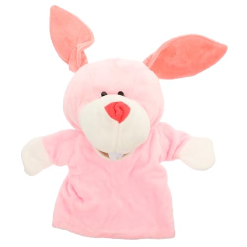BESPORTBLE Plüsch Tierische Handpuppen Für Interaktive Geschichtenerzähler Handpuppen Kleiner Hase Für Kreatives Und Motorische Fähigkeiten Unterhaltsame Lernhilfe von BESPORTBLE