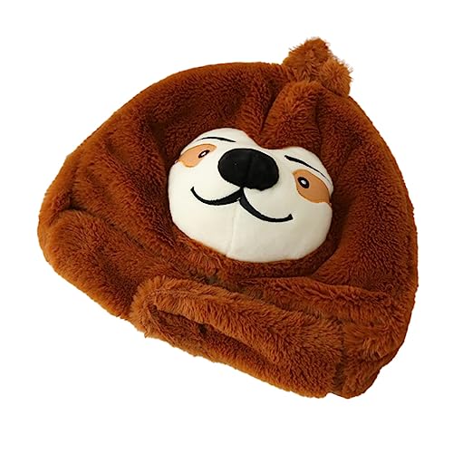 BESPORTBLE Plüsch Tiermütze Baumfaultier Kuschelhat Weicher Role Play Hut für Karneval Party Fotorequisit Maskerade Erwachsene BESPORTBLE Plüsch Tiermütze Baumfaultier Kuschelhat Weicher Role Play Hut für Karneval Party Fotorequisit Maskerade Erwachsene von BESPORTBLE
