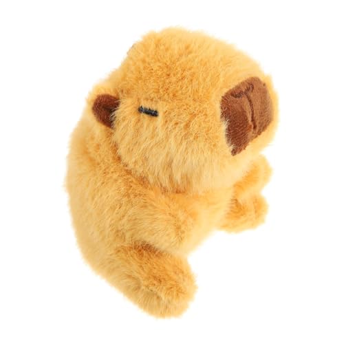 BESPORTBLE Plüsch Wasserschwein Anhänger Süßes Capybara Schlüsselband Stofftier Ornament Für Rucksack Als Niedliches Und Dekoration von BESPORTBLE