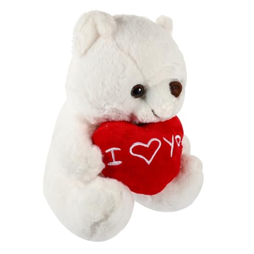 BESPORTBLE Plüschbär mit Herz Kuscheltier für Valentinstag Weicher für für Besondere von BESPORTBLE