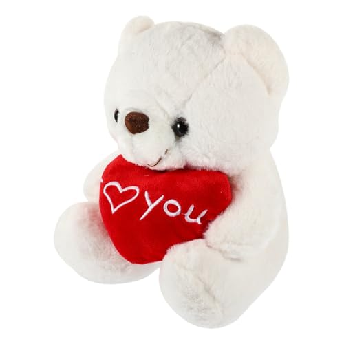 BESPORTBLE Plüschbär mit Herz Weißer Kuschelteddy für Valentinstag und Langlebig zur Verbesserung der Schlafqualität BESPORTBLE Plüschbär mit Herz Weißer Kuschelteddy für Valentinstag und Langlebig zur Verbesserung der Schlafqualität von BESPORTBLE