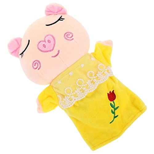 BESPORTBLE Plüschige Schweine Handpuppe Interaktive Tierhandpuppe für Pädagogisches Kreativität und Emotionaler Kommunikation für Rollenspiele von BESPORTBLE