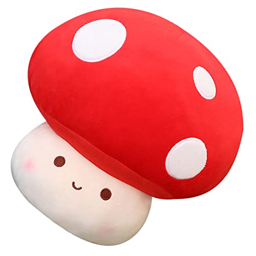 BESPORTBLE Plüschpilz Kuscheltier Weiches Baumwollstofftier Schlafzimmer Dekoration Niedliches Pilz Kissen für Mädchen Jungen von BESPORTBLE