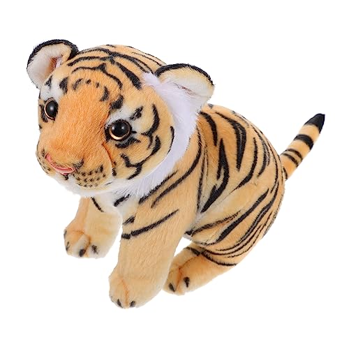 BESPORTBLE Plüschtiger Gelber Kuscheltiger Tierfigur Ornament Niedliches Stofftier für Mädchen Zimmer Dekoration von BESPORTBLE