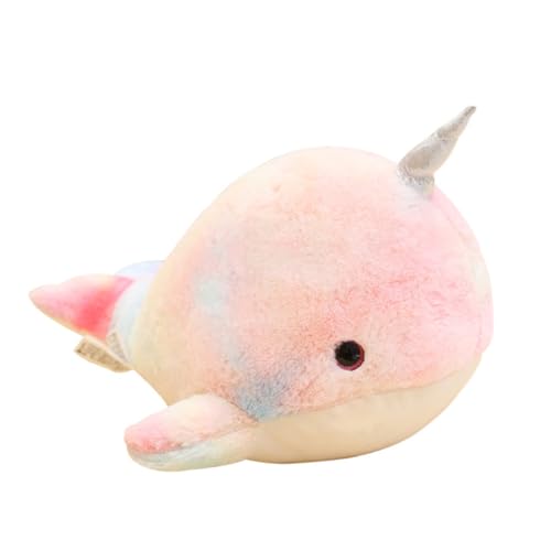 BESPORTBLE Plüschwalpuppe Narwal Stofftier Weiches Kuscheltier Für Dekoration Für Zuhause Plüschpuppenspielzeug Für Alter von BESPORTBLE