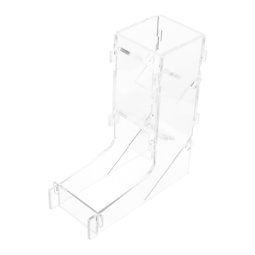 BESPORTBLE Portable Würfelturm aus Acryl mit Tray für Tischspiele Langlebig Transparent für Faire Würfe Leicht zu Transportieren und Einfach zu Bedienen BESPORTBLE Portable Würfelturm aus Acryl mit Tray für Tischspiele Langlebig Transparent für Faire Würfe Leicht zu Transportieren und Einfach zu Bedienen von BESPORTBLE
