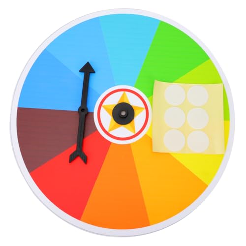 BESPORTBLE Praktisches Froth Preisrad zum Aufhängen Langlebiges und Leichtes Drehrad für Partyspiele Selbstbeschreibbares Spiel Drehteller für Geburtstage Hochzeiten Familienfeiern von BESPORTBLE