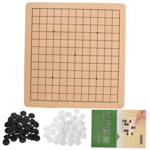 BESPORTBLE Professionelles Go Schachspiel Set aus Holz mit Faltbarem Lederbrett Sichere Kanten Tragbares Lernspielzeug für Erwachsene für Training und Freizeitspaß BESPORTBLE Professionelles Go Schachspiel Set aus Holz mit Faltbarem Lederbrett Sichere Kanten Tragbares Lernspielzeug für Erwachsene für Training und Freizeitspaß von BESPORTBLE
