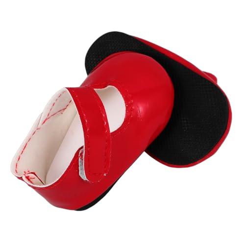 BESPORTBLE Puppe Kleid Schuhe Mini Pu Leder Schuhe Winzige Puppe Schuhe Zubehör Ersatz Puppe Schuhe Pretend Spielen Schuhe Für 18 Zoll Puppen von BESPORTBLE