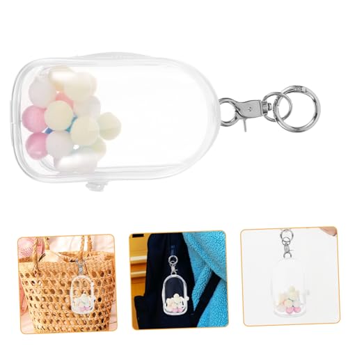BESPORTBLE Puppen Aufbewahrungstasche Aus Transparente Mini Figurentasche Mit Reißverschluss Puppen Tragetasche Mit Hängender Schnalle Für Puppenzubehör BESPORTBLE Puppen Aufbewahrungstasche Aus Transparente Mini Figurentasche Mit Reißverschluss Puppen Tragetasche Mit Hängender Schnalle Für Puppenzubehör von BESPORTBLE